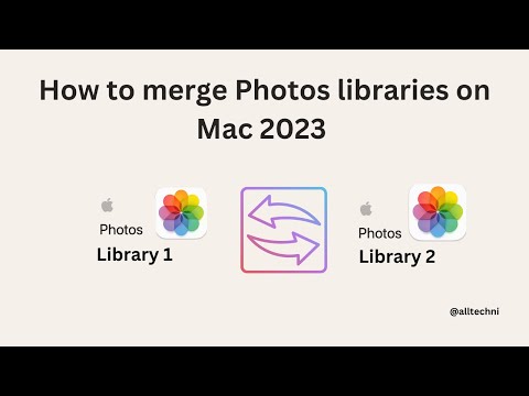 How to import 2nd Photos library on Mac | Merge 2 photos library | Delete Duplicate Photos