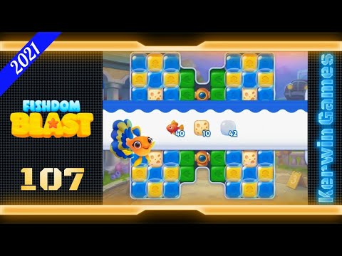Fishdom Blast Level 107 - No Boosters - 36 moves (2021)