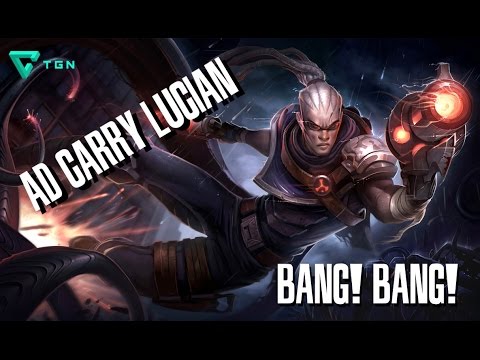 League of Legends - AD Carry Lucian - 5.17 Full Game Commentary