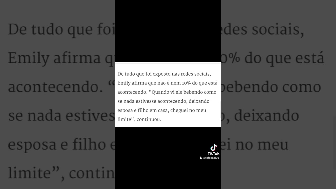 Emily Garcia fala sobre crise no casamento com Babal: