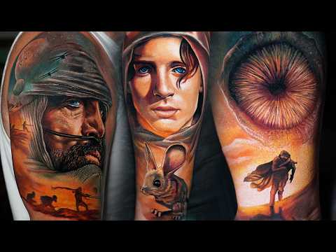 Tattooing a Dune Sleeve | 2 Days in a Row | Vlog