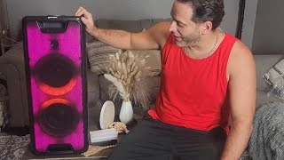 Video thumbnail for Gemini Sound GLS-880: 1000W Bluetooth Party Speaker w/ LED Lights & 16-Hour Battery - Review by WeReviewAmz