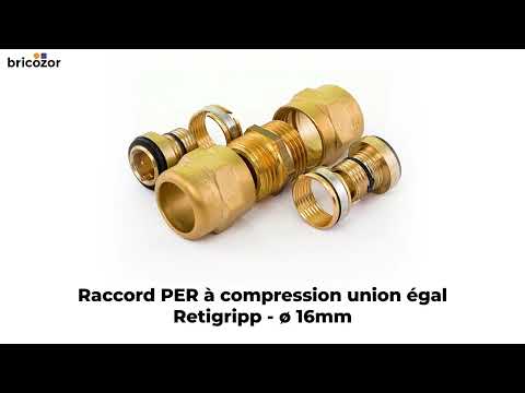 Raccord PER union Retigripp égal GRIPP