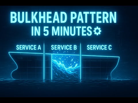 Bulkhead Pattern Explained in 5 Minutes — Stop Microservice Failures Before They Spread ⚙️