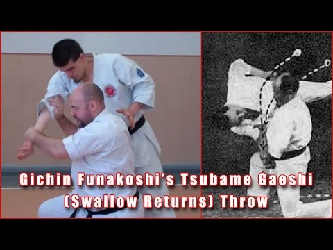 Practical Kata Bunkai: Funakoshi’s Tsubame Gaeshi (Swallow Returns) Throw