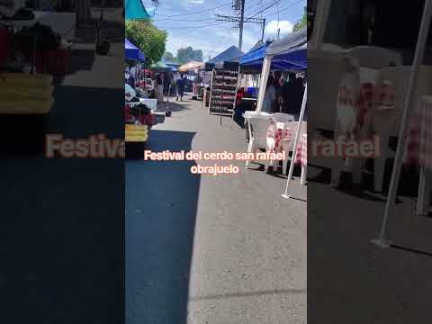 festival del cerdo san Rafael obrajuelo la paz