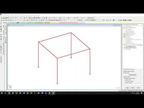 Staad Pro: Mode Superposition Method of Analysis using Response Spectrum