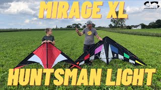 Spiderkites Huntsman und Elliot Mirage XL