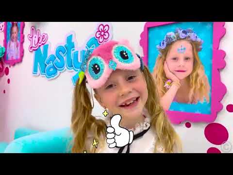 Dad teaches Nastya 5 human senses