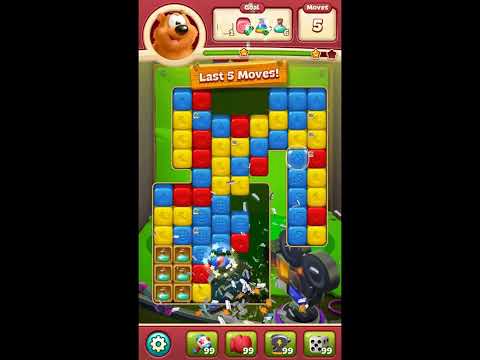 Toon Blast Level 8354 - NO BOOSTERS 🐻🐺🐱 | SKILLGAMING ✔️