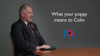 What Your Poppy Means To Colin | Support the Royal British Legion's Poppy Appeal