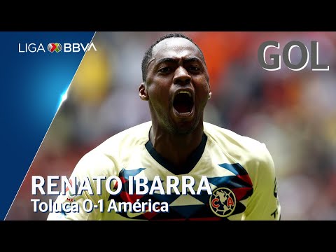Gol de A. Ibarra | Toluca 0 - 1 América | Liga BBVA MX - Apertura 2019  - Jornada 4