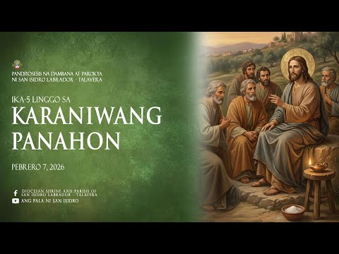 LIVE: Banal na Misa |  IKa-5 na Linggo sa Karaniwang Panahon | 07 Pebrero 2026