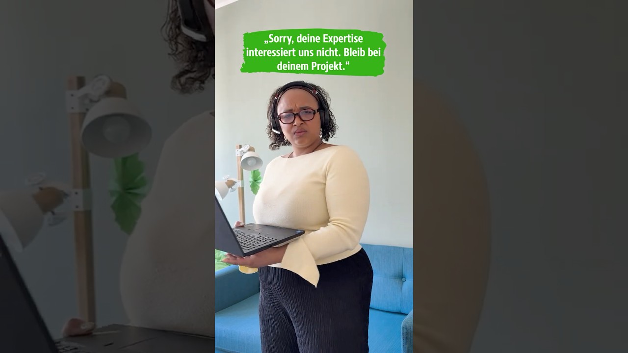 ‚Bleib bei deinem Projekt‘ … excuse me?! 🤨 Expertise zählt. Punkt