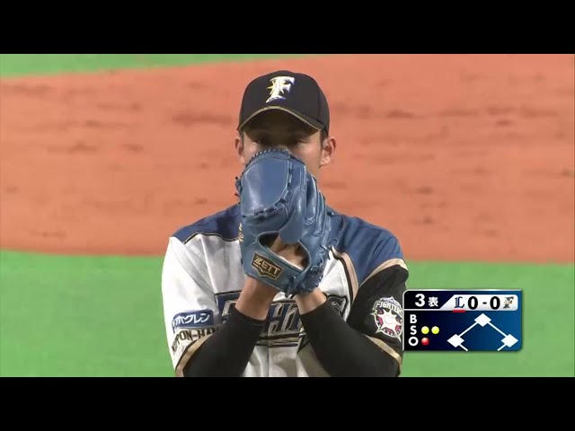 開幕OK!! ファイターズ吉川!! 5回を2安打無失点の好投!! 2014/3/13 F-L