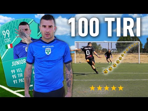 🎯⚽️ 100 TIRI CHALLENGE: JUNIOR CALLY | Quanti Goal Segnerà su 100 tiri?