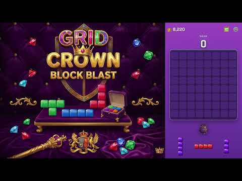Grid Crown Block Blast Puzzle