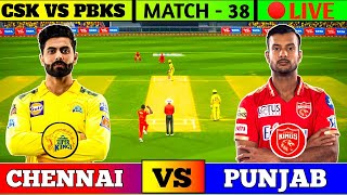🔴Live: Chennai vs Punjab | CSK vs PBKS Live Scores & Commentary | Only in India | IPL Live