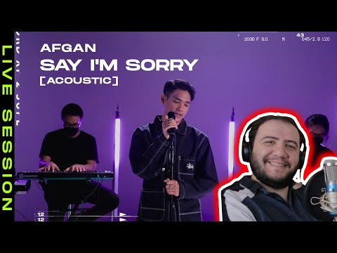 🇮🇩 REACTION: Afgan - say I'm sorry Acoustic Version @afganofficial