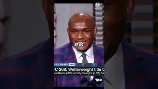 Kamaru Usman on potential fight with Israel Adesanya