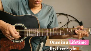 Once In a Lifetime by Freestyle ( Strumming Guitar Tutorial )