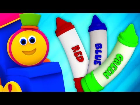 Bob Il Treno | Pastelli Colori Canzone | Canzoni in italiano | Bob Colors Song