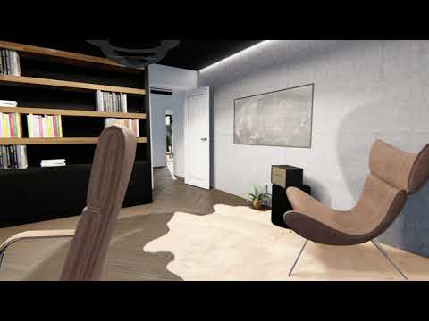 Animacja domu i wnętrza spacer wirtualny