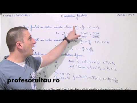 comparing fractions - profesorultau.ro