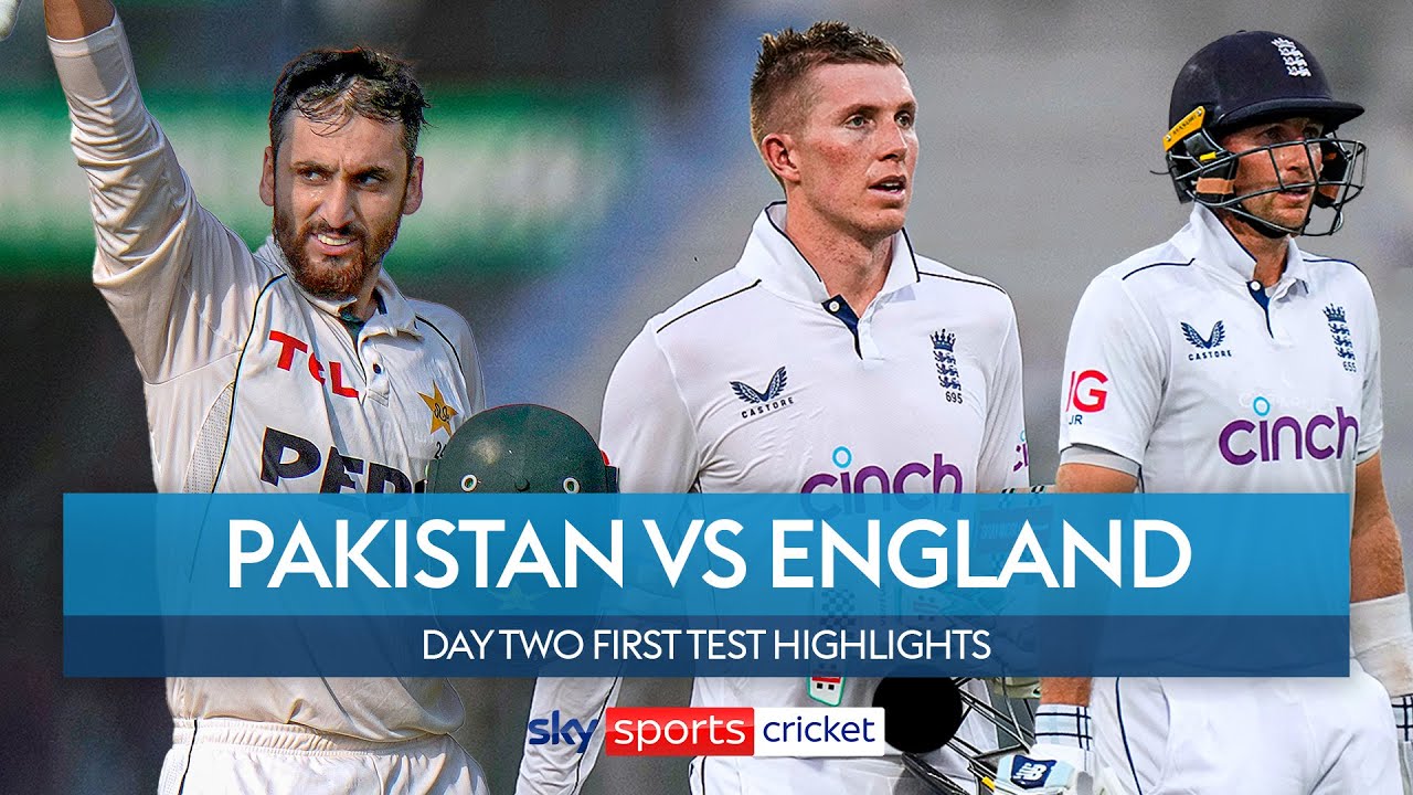Crawley starts England fightback after Salman 💯 | Pakistan vs England Day Two First Test Highlights