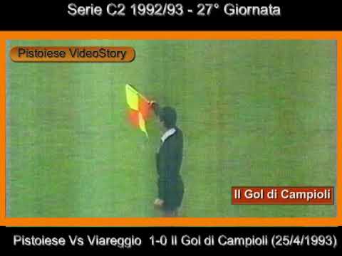 Pistoiese Vs Viareggio 1-0 (25-4-1993) Inizio gara e Eurogol di Campioli