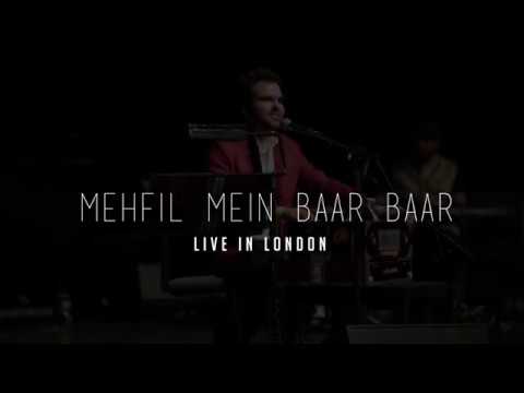 MEHFIL MEIN BAAR BAAR LIVE | JAZIM SHARMA | GHULAM ALI | LONDON | ROCK ON MUSIC
