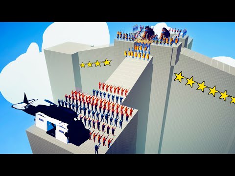 SWAT ARMY vs 100x UNITS - Totally Accurate Battle Simulator TABS