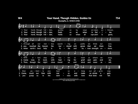 Your Hand, Though Hidden, Guides Us [Stuempfle, Jr. / KING'S LYNN]  W4:703 - with vocals