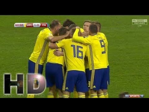 Sweden vs Italy (1-0) All Goals & Highlights Resumen Goles World Cup Qualifiers (10/11/2017)