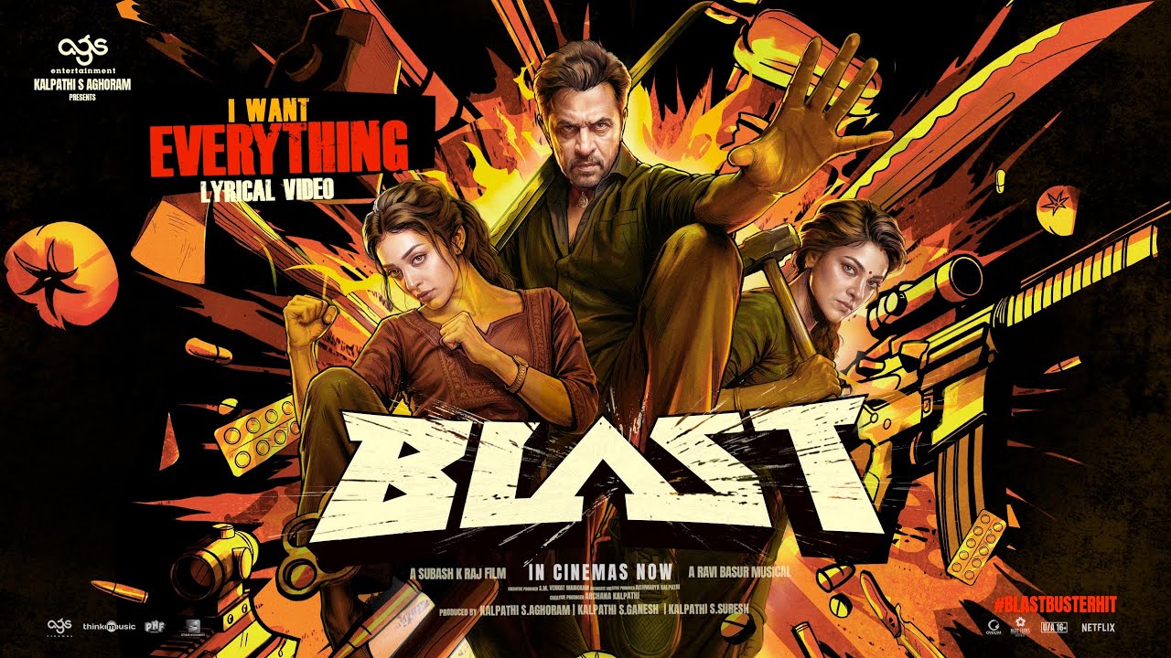 I Want Everything - Lyric Video | Blast | Arjun | Ravi Basrur | Subash K Raj | AGS Entertainment