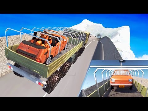CRAZY High Speed Jumps #28 - BeamNG Drive | CrashTherapy