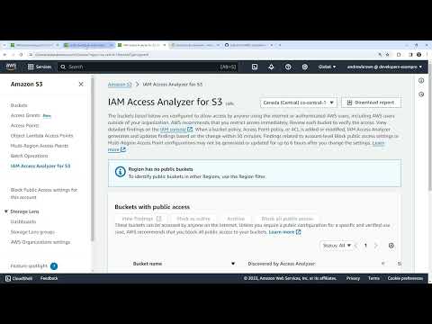 SAA C03 — IAM Access Analyzer for S3
