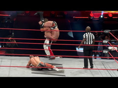 AEW Collision 2/21/26 Jet Set Rodeo vs The Demand  for the AEW World Trios Championship #aew #wwe 