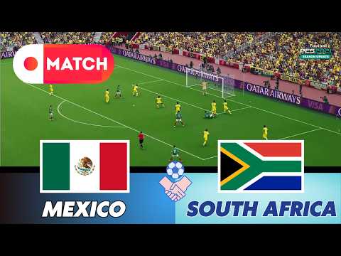 South Africa vs Mexico | World Cup 2026 Simulation | eFootball PES 21 Realistic Gameplay