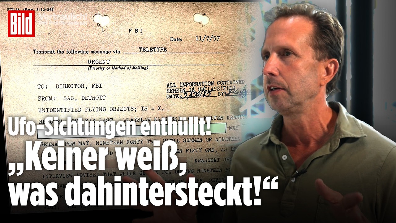 Trumps neue Ufo-Akten: Aliens über Deutschland? Was DIESE Dokumente jetzt verraten! | Vertraulich