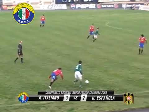 Audax Italiano 3 - 2 Unión Española | Campeonato Clausura 2003