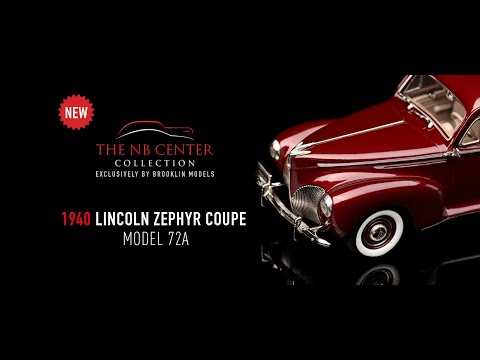 1940 Lincoln Zephyr Coupe 1:43 Scale White Metal The NB Center Collection - Official Video