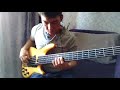 Practicing "Spaceships" by John Patitucci