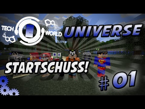 Techworld Universe - Minecraft Tech World 2  | #01 STARTSCHUSS!