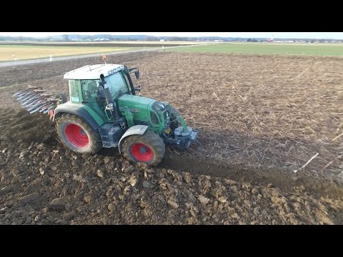 Saisonstart Pflügen 2019 Fendt 415/Pöttinger servo