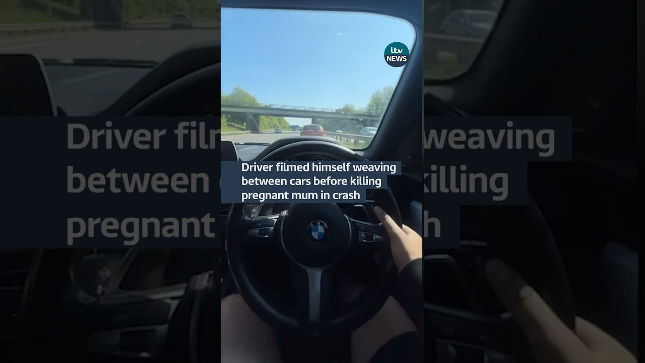 A man filmed himself driving dangerously moments before killing a pregnant mum in a crash￼ #itvnews