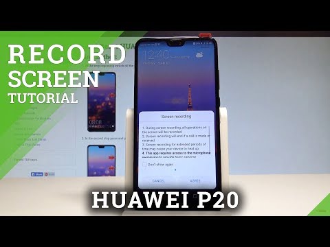 How to Record Screen in HUAWEI P20 - EMUI Screen Recorder |HardReset.Info