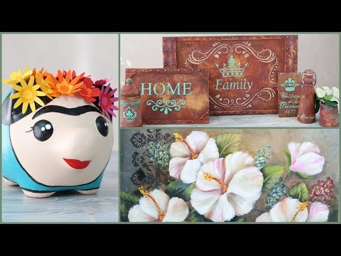 Manos a la Obra TV 2018 Programa 53 Efecto Oxido - Alcancía Frida - Pintura Decorativa