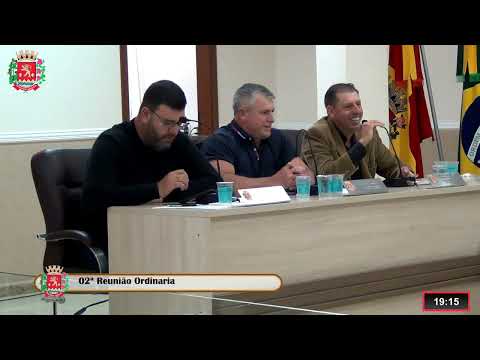 02ª Reunião Ordinária da Câmara Municipal de Senador Amaral MG