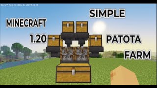 SIMPLE POTATO FARM MINECRAFT 1.20   Made with Clipchamp